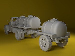 uralzis 355m 1944 Modelo 3D