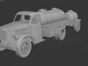 uralzis 355m 1944 3D Model
