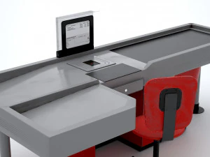 cashiers table 3D Model