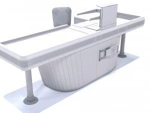 cashiers table 3D Model