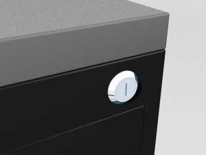 mobile drawer with 2 drawers 3D मॉडल