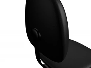 silla secreatria sin brazos 3D Model