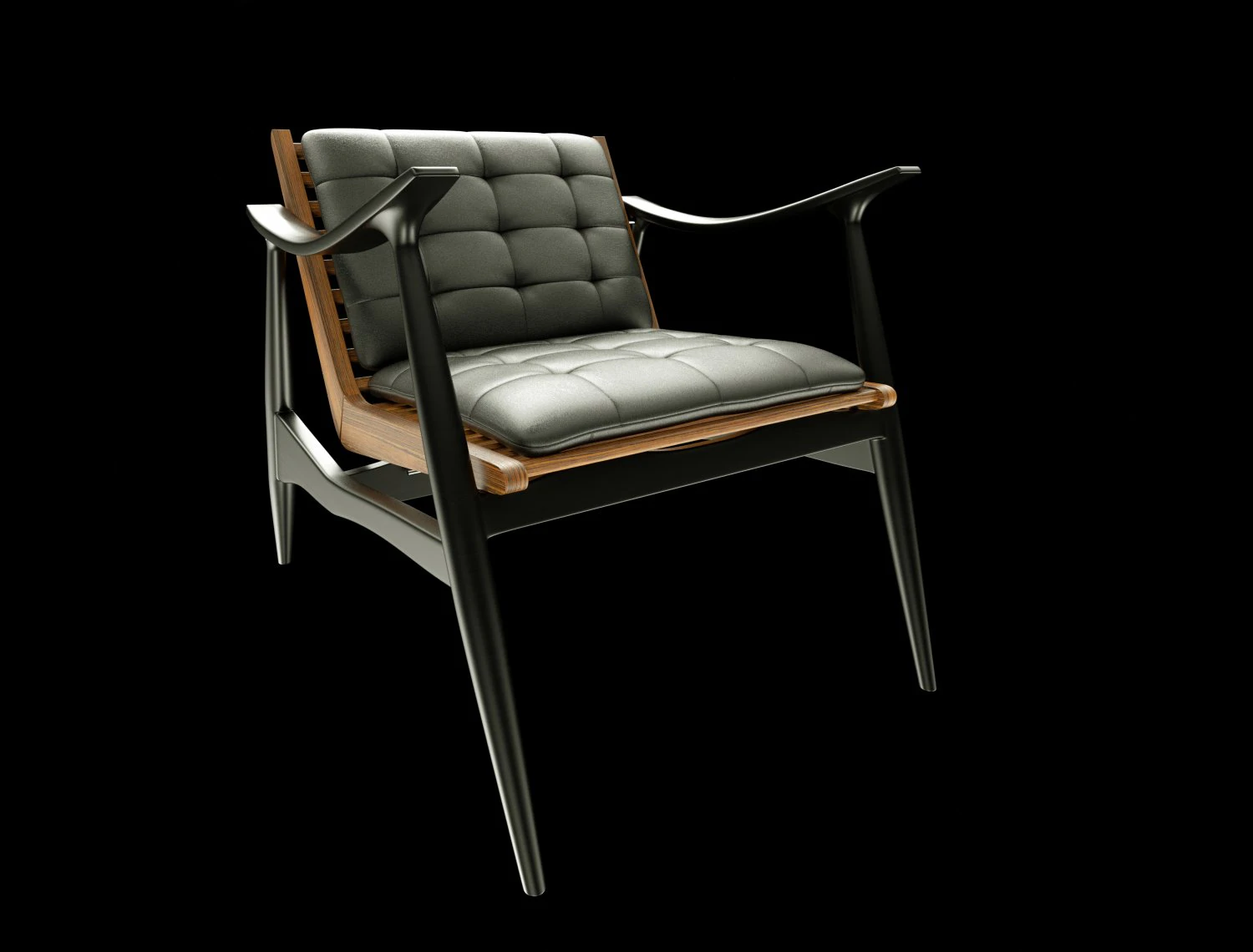 mexican chair 3D Model .c4d .max .obj .3ds .fbx .stl .blend