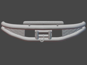 front bumper 3D 모델