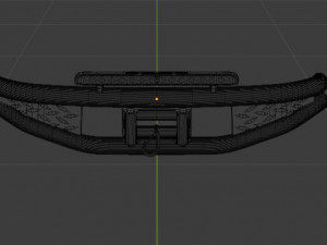 front bumper 3D 모델