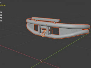 front bumper 3D Model