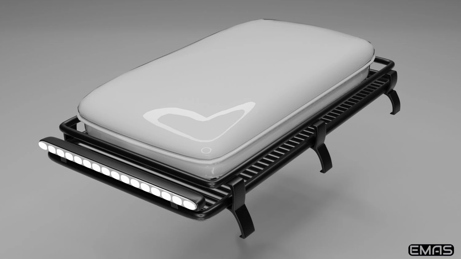 roof tent and bar led 3D Model .c4d .max .obj .3ds .fbx .stl .blend 