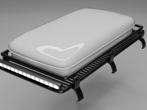 roof tent and bar led 3D Модель