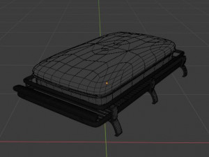 roof tent and bar led 3D मॉडल