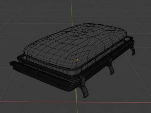 roof tent and bar led 3D Model