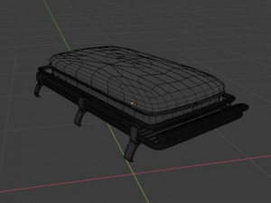 roof tent and bar led 3D मॉडल