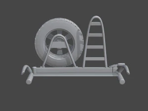 rear bumper - offroad 3D Model