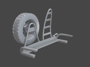 rear bumper - offroad 3D Модель