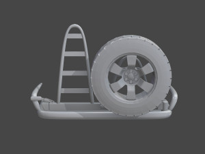 rear bumper - offroad 3D Модель