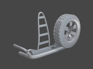 rear bumper - offroad 3D Model