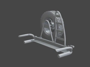 rear bumper - offroad 3D Model
