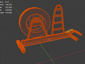 rear bumper - offroad 3D Model