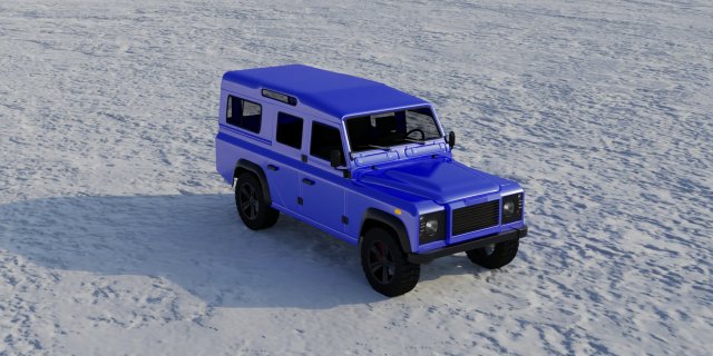 land rover defender 110 3D 模型 .c4d .max .obj .3ds .fbx .stl .blend 