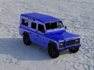 land rover defender 110 3Dモデル