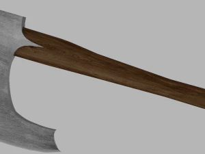 Ascia da battaglia dei guerrieri del nord Modello 3D