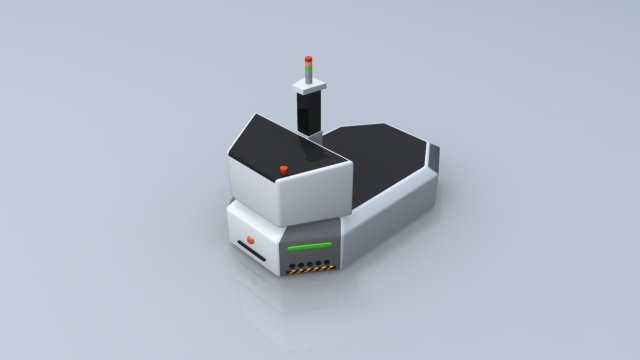 agv intelligent transportation robot 3D Model .c4d .max .obj .3ds .fbx .stl .blend 