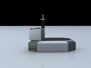 agv intelligent transportation robot 3D Model