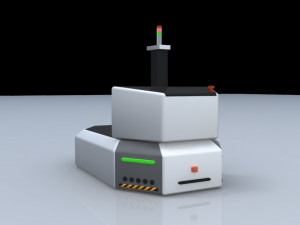 agv intelligent transportation robot 3D Model