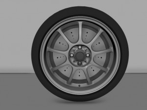 car tire 3D Model