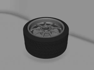 car tire 3D Model