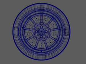 car tire 3D मॉडल