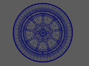 car tire 3D Model