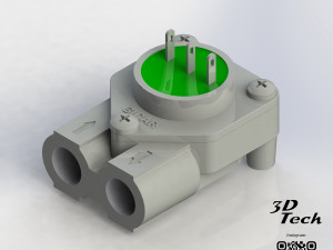 GICAR RANCILIO MARZOCCO FLOWMETER 1-4 FOR ESPRESSO MACHINES COFFEE MACHINE 3D Модель