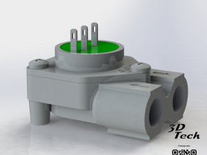 GICAR RANCILIO MARZOCCO FLOWMETER 1-4 FOR ESPRESSO MACHINES COFFEE MACHINE 3D Модель