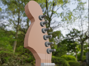 guitar fender 3D 모델