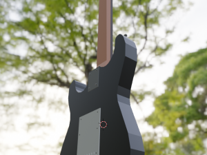 guitar fender 3D 모델