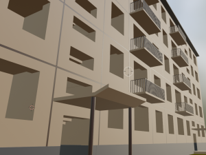 soviet building khrushevka 3D Модель