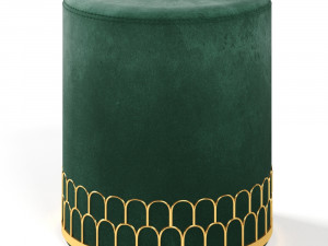 poufs vol1- velvet poufs Modelo 3D