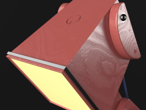 dogi adjustable wooden table lamp 3D 模型