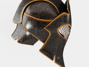 fantasy helmet - lowpoly 3D Model