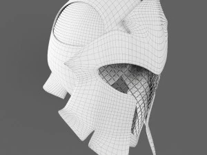 fantasy helmet - lowpoly 3D Model