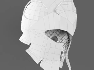 fantasy helmet - lowpoly 3D Model