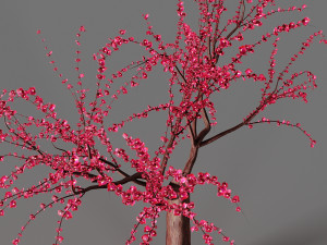 osaka red artificial cherry tree 3D Model