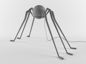 spider floor lamp 3D Модель