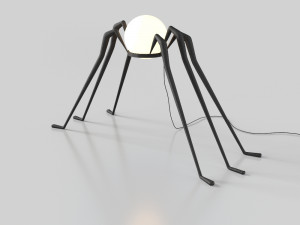 spider floor lamp 3D Model