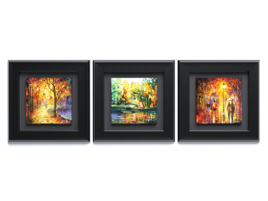 autumn frames 3 pieces 3D Model