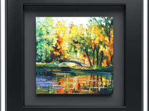 autumn frames 3 pieces Modello 3D