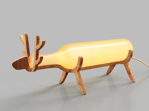 deer table lamp Modèle 3D