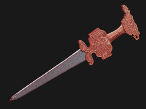 snake sword - lowpoly 3D Model