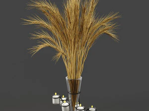 eethoek 2- bij rotan stoel in 4 kleuren 3D Model