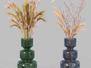 set vases-no4- by enea glass vase 3D Model